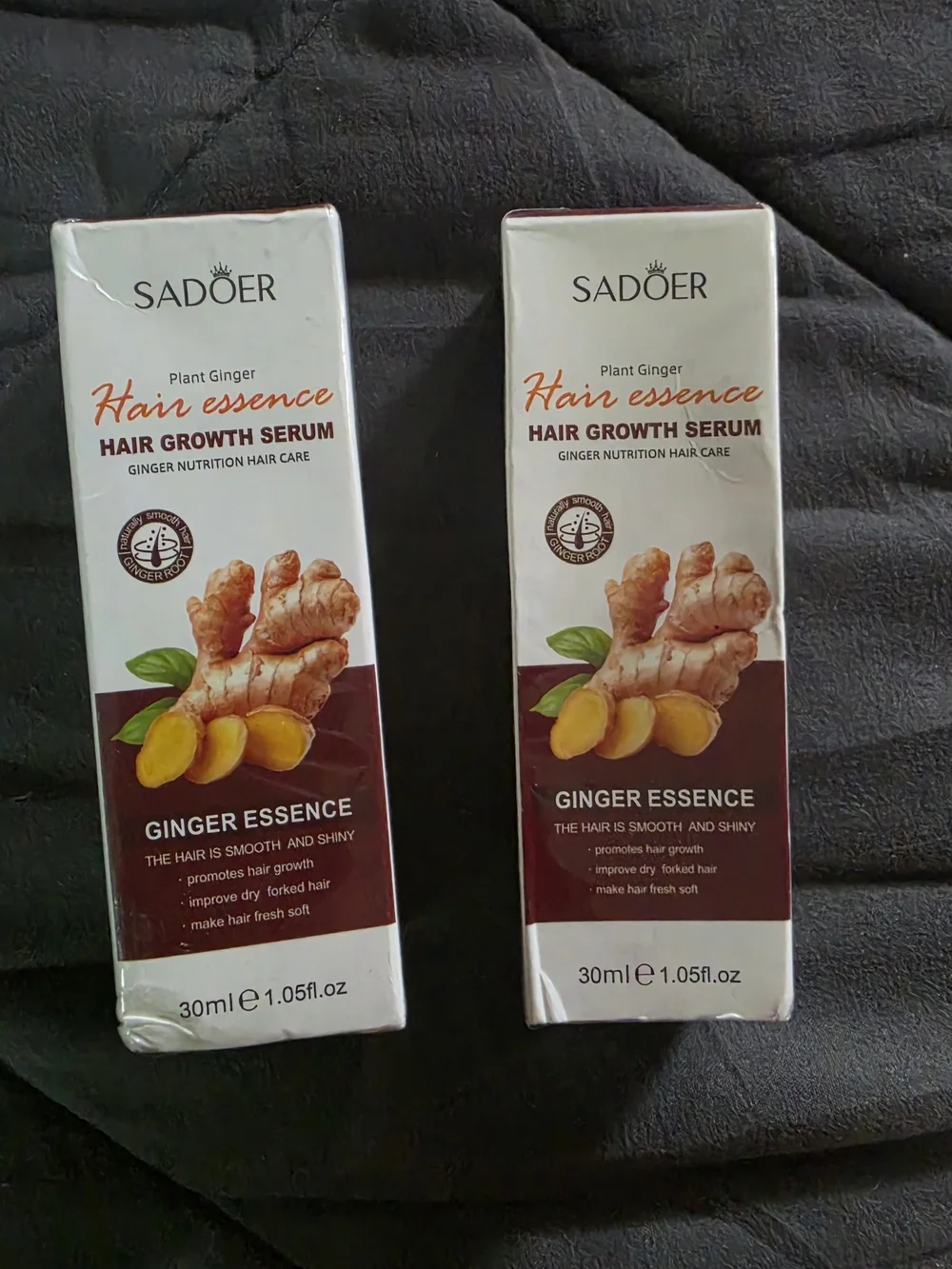 Ginger Essence Hair Growth Serum - Brown Ginger Essence (30ml) 2 Pack